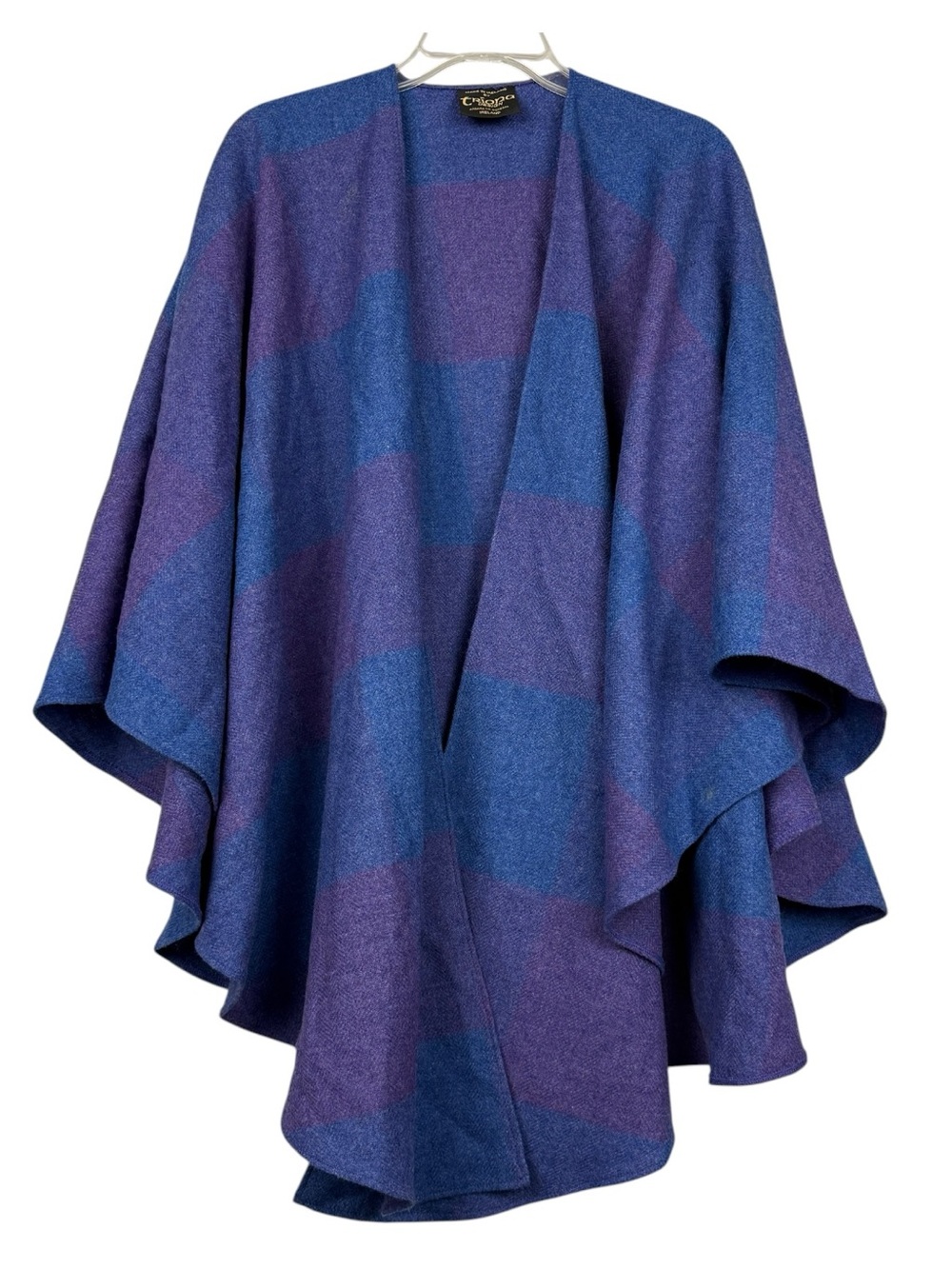 Triona Ireland Purple Stripe Open Cape